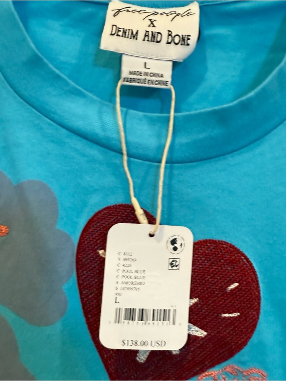 Free People x Denim And Bone Amore Mio Tee - Picture 6 of 8